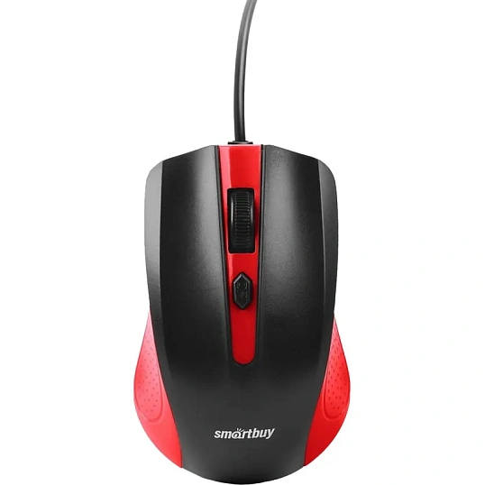 Мышь компьютерная Smartbuy ONE 352 провод, красно-черная (SBM-352-RK) / 100