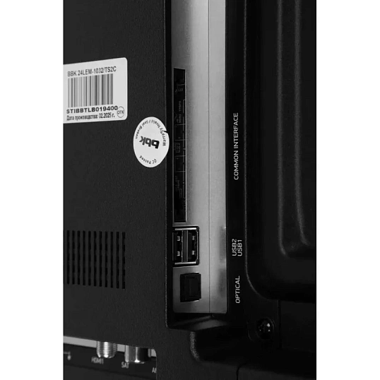 Телевизор  BBK LED 24 24LEM-1032/TS2C (B) HD 60Hz DVB-T2 DVB-C DVB-S2 USB