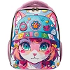 Ранец Комус Класс Light1 Девочка кошка,  1 отд, эргоном