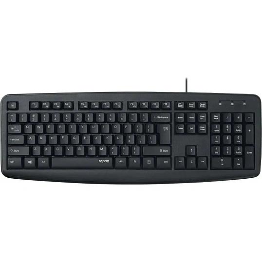 Клавиатура RAPOO NK2600 проводная, цвет - черный