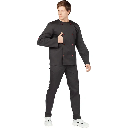 Китель Повара у23-КУ черный (р.48-50) р.170-176