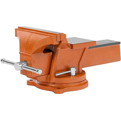 Тиски слесарные, 200 мм, поворотные, с наковальней Sparta 186295