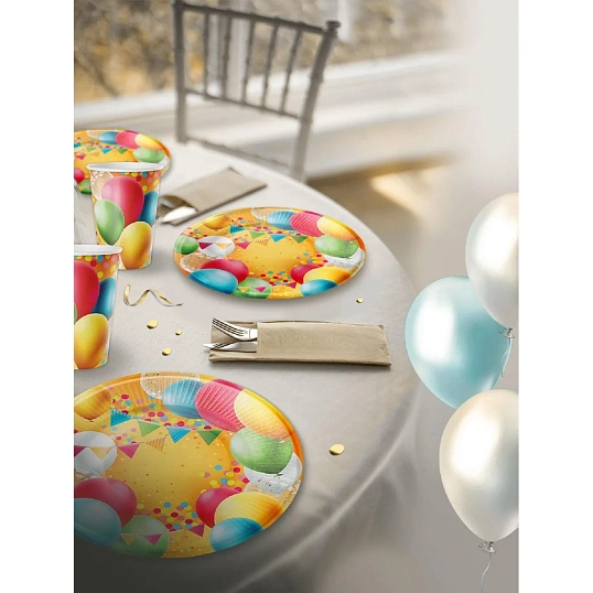 Набор тарелок (d=18 см) Воздушные шары, 6 шт., 30000865