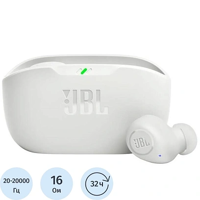 Наушники JBL Wave Buds White (JBLWBUDSWHT)