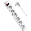 Сетевой фильтр Defender  DFS 151 1,8 м, белый, 6 розеток(99489)