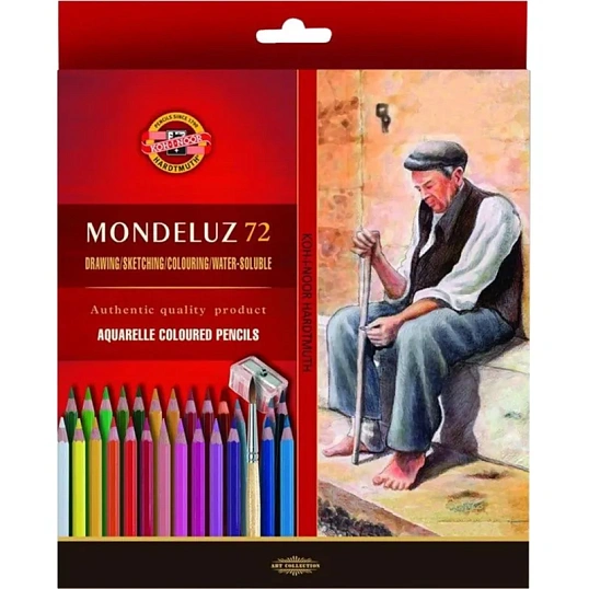 Карандаши акварельные MONDELUZ NATURE 3714 72цв/наб карт.уп 3714072001KZNV