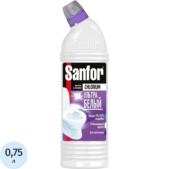 Средство для сантехники Sanfor Chlorum 750гр