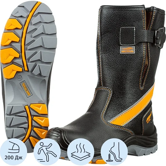 Сапоги Мистраль ULTRA ПУ/Р с КП и АС шерст. мех р 46 (128710)