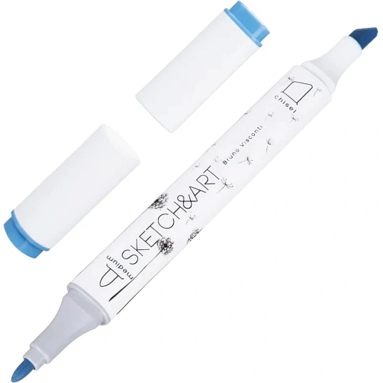 Набор маркеров ДВУС.СКЕТЧ-МАРКЕРЫSKETCH&ARTМАКСИ,48 ЦВ.ПЛАС.ПЕНАЛ,22-0079