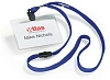Бейдж DURABLE D8139 (60х90мм, горизонтальный, синий ремешок, 10шт/упак)