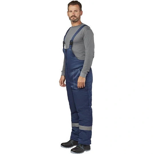 Полукомбинезон рабочий зимний м з32-ПК син смес 56-58 170-176 (Арсенал-СП)