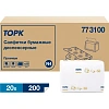 Салфетки бумажные д/дисп Торк Экспресснап Прем 2слN4 200л20пач/уп,цел773100