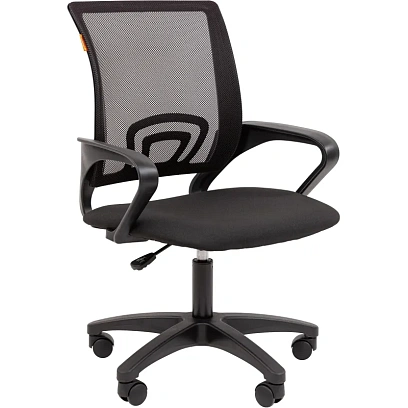 Кресло VT_Chairman 696 LT сетка/ткань черный пластик