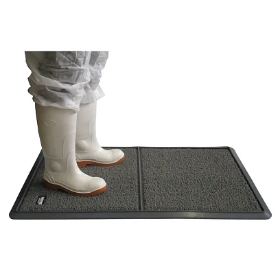 Коврик HACCPER Dezmatta с основой 95х64см серый dez6090