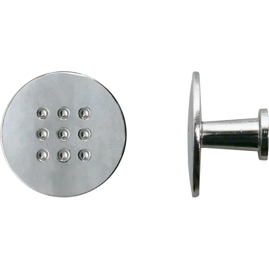 Ручка УЗК_кнопка меб. StahlBuro A507 (16656) компл-2шт CP хром