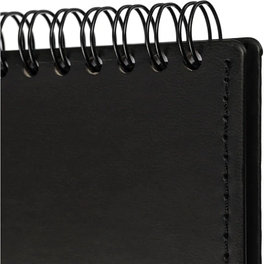 Планинг датированный 2026, черный 303х150 мм, 120 стр,АТТАСНЕ Вива