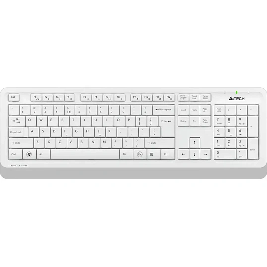 Набор клавиатура+мышь A4Tech Fstyler FG1010 белый/серый USB беспроводная
