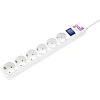 Сетевой фильтр Power Cube 6р/3м 16А бел (SPG6-16-3M)