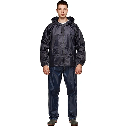 Куртка-ветровка Русский дождевик Лидер т.синяя (размер 44-46, рост 170-176)