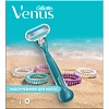 Подарочный набор GILLETE VENUS бритва безопас 1смен касс+резинка д/волос