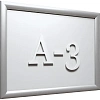Рамка А3 Attache, алюм.клик-профиль 25 мм, настенная