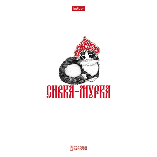 Тетрадь 48л А5ф клетка,скоба,мел.бум,ассорт,Приколы по-русски,096214