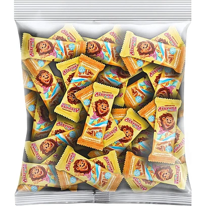 Пирожное бисквитное Левушка детям с вареной сгущенкой, 500г