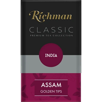 Чай Richman Ассам черный индийский крупнолистовой 100г