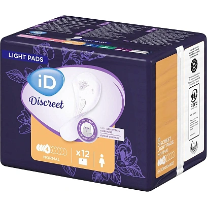 Прокладки урологические ID Light Discreet Normal 12 шт/уп