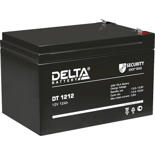 Батарея для ИБП Delta DT 1212 12В/12, F2 (151x98x95мм)