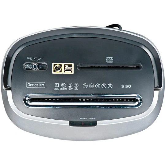 Шредер (уничтожитель) Office Kit S50, 4ур.секр., 10лист, 21л