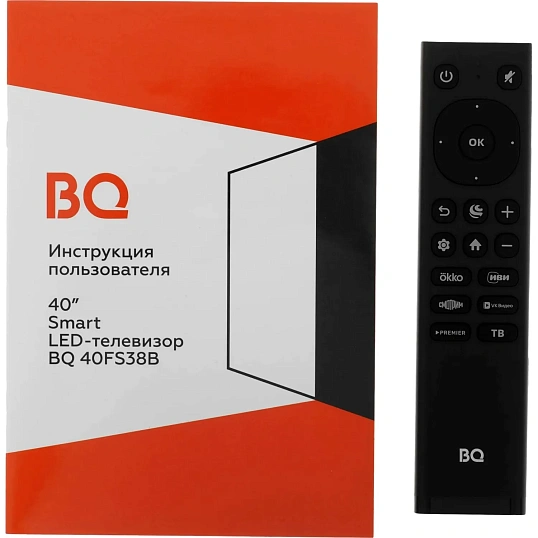 Телевизор BQ 40FS38B, FHD ready, смарт (Салют ТВ)