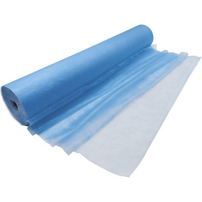 Простыня в рулоне 70х200, спанбонд, голубой (100шт/рул) 4 рул/уп, Sense