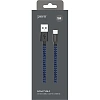Кабель USB PERO DC-04 Type-C, 3А, 1м, Blue-black (Fast Charge)
