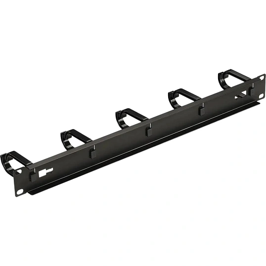 Кабельный органайзер Lanmaster LAN-ORG-1U 19 с пластиковыми кольцами, 1U