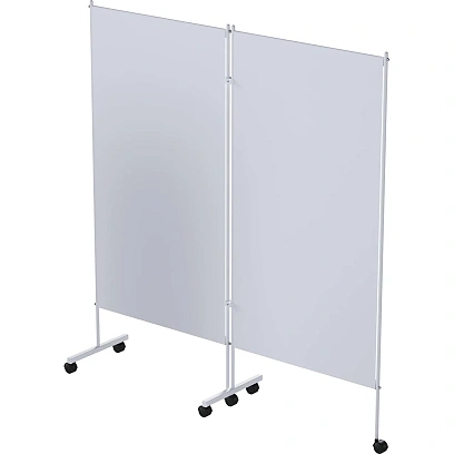 Ширма медицинская MEG_без колес, двухсекционная ШМ-МСК (код МСК-2301)