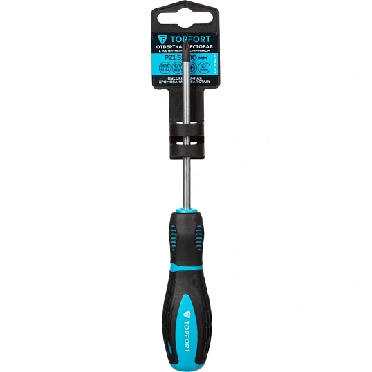 Отвертка крестовая PZ1 5x100 TOPFORT (546042)
