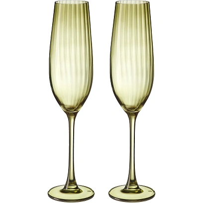 Набор бокалов для шамп COLUMBA OPTIC 260мл;Травянисто-зеленый 2шт, БСС0513