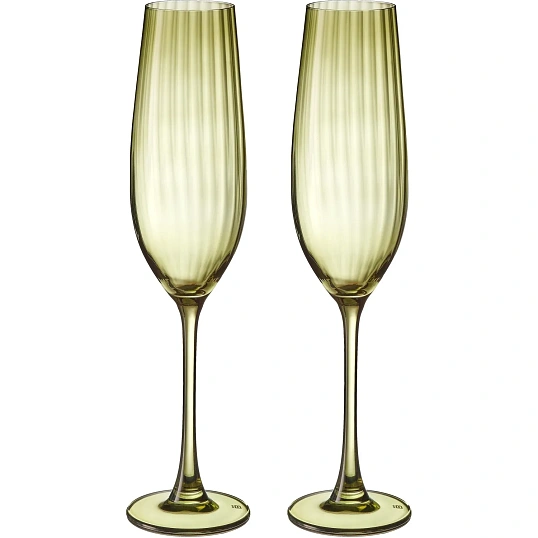 Набор бокалов для шамп COLUMBA OPTIC 260мл;Травянисто-зеленый 2шт, БСС0513