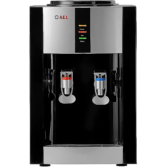 Кулер для воды AEL TD-AEL-47 black/silver настольный,   электронное охл