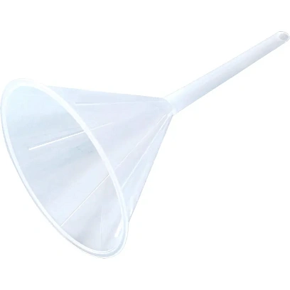 Воронка с ребрами диам.100, стебель d-10мм, L-100мм,п/п, LAMAPLAST 11000023