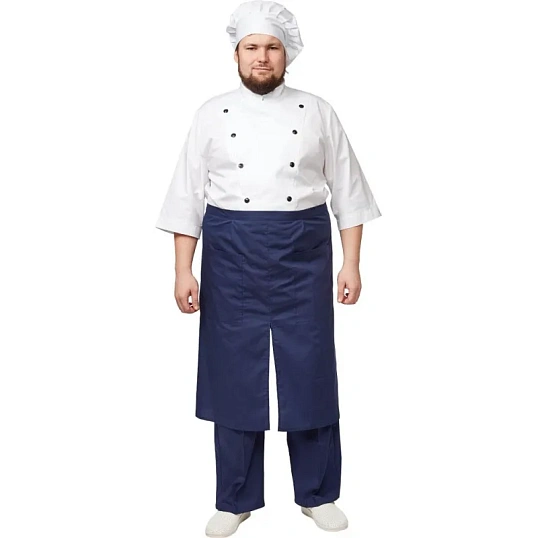 Фартук поварской универсальный синий