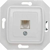 Розетка KRANZ KR-78-0222 DEA телефонная RJ11 с/у мех. Бел (1/10/120)