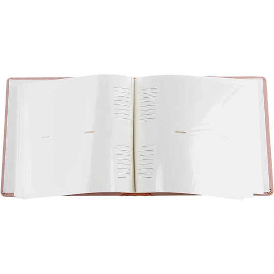 Фотоальбом Делюкс 200ф 10X15см, бум.карм.с мемо, книжн. пер-т. 92880