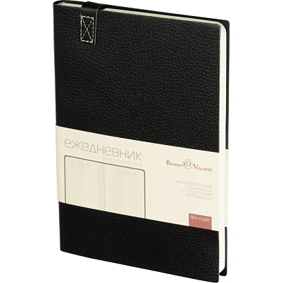 Ежедневник недатированный A5, Trend черный, 136 л. 3-516/01