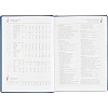 Ежедневник датированный 2026 А5+ VELVET синий 3-123/01