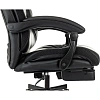 Кресло VB_EChair 624 PU PM черный эко.кожа  подст.для ног
