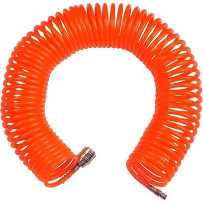 Шланг пневматический спираль Sturm! 10м, ПУ, 8 бар, 5х8мм (1700-02-10)