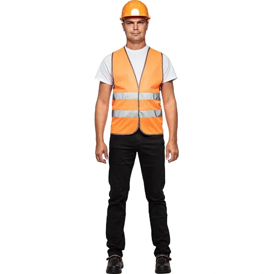 Жилет сигнальный Тип1Е, цв.оранж.(р.L-XL/48-54)