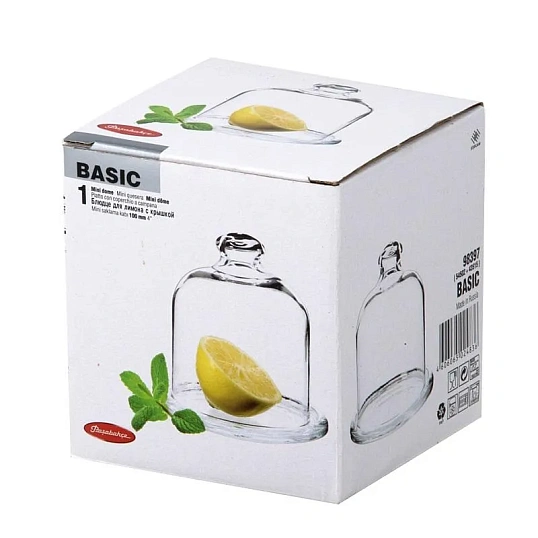 Блюдо для лимона с крышкой BASIC d=100 мм.98397B